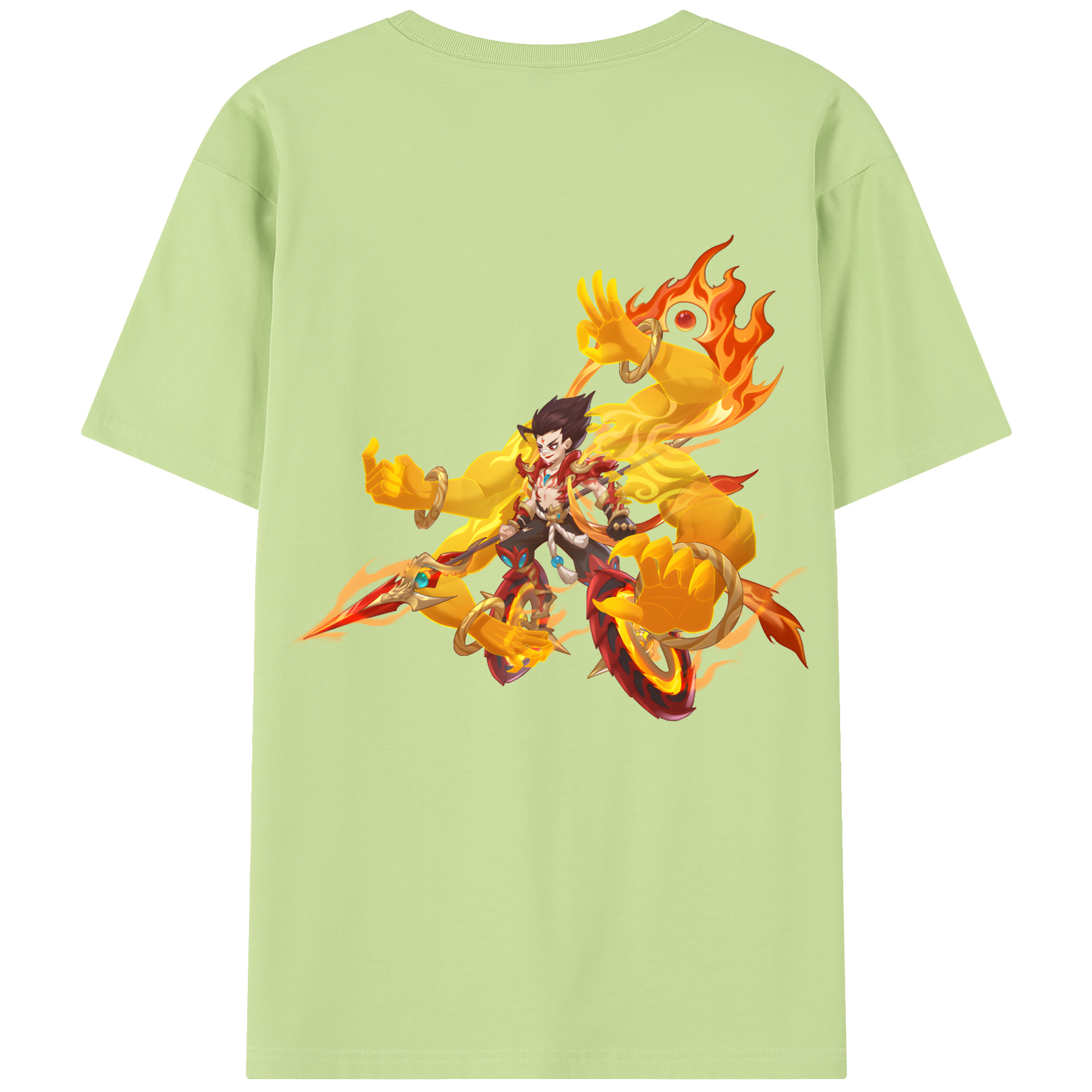 Ne Zha 2 ナタ 魔童の大暴れ 綿100％半袖Tシャツ（背面プリント）